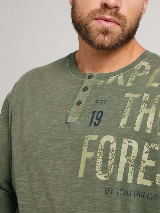 Shirt mit Print - Männer - Oak Leaf Green Shirt mit Print - Männer - Oak Leaf Green - 9 - Men Plus