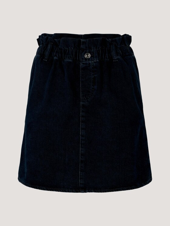 Denim skirt with an elastic waistband - Women - dark stone blue black denim Denim skirt with an elastic waistband - Women - dark stone blue black denim - 7 - TOM TAILOR Denim