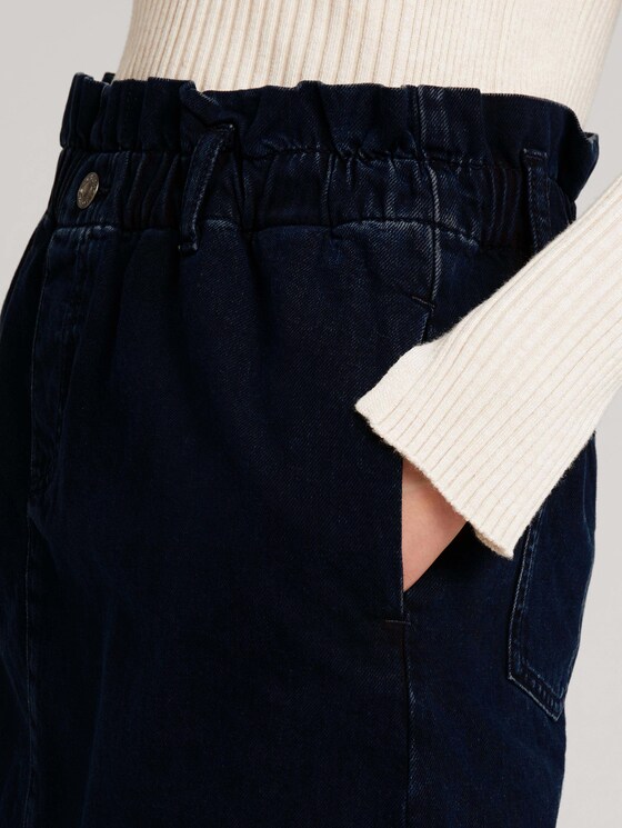 Denim skirt with an elastic waistband - Women - dark stone blue black denim Denim skirt with an elastic waistband - Women - dark stone blue black denim - 9 - TOM TAILOR Denim