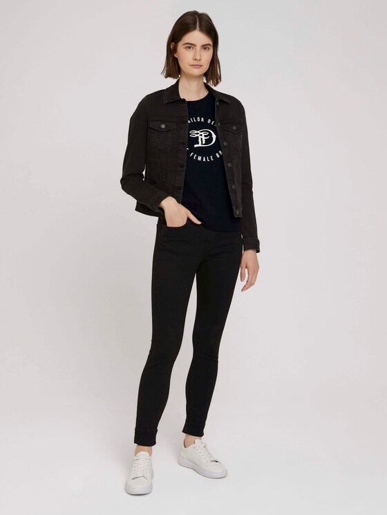 T-shirt met print - Vrouwen - deep black T-shirt met print - Vrouwen - deep black - 3 - TOM TAILOR Denim