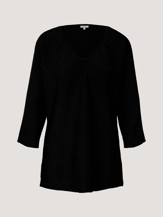 Pullover mit Fledermausärmeln - Frauen - deep black Pullover mit Fledermausärmeln - Frauen - deep black - 7 - TOM TAILOR