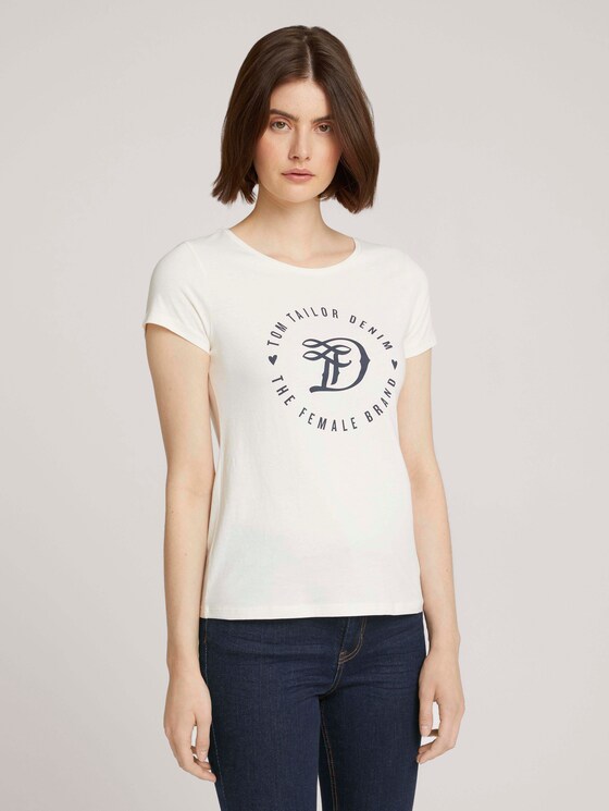 Print t-shirt in a twin pack - Women - Real Navy Blue Print t-shirt in a twin pack - Women - Real Navy Blue - 1 - TOM TAILOR Denim