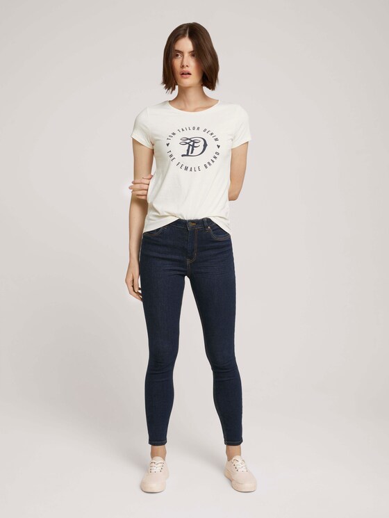 Print t-shirt in a twin pack - Women - Real Navy Blue Print t-shirt in a twin pack - Women - Real Navy Blue - 3 - TOM TAILOR Denim