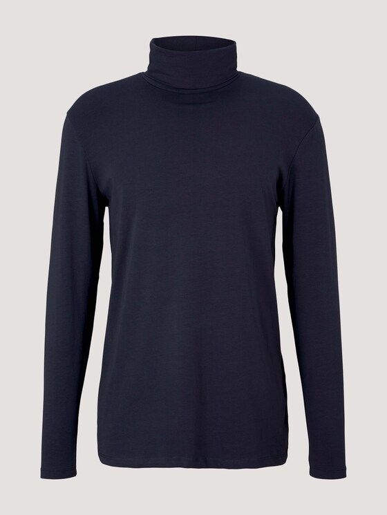 Langarmshirt mit Rollkragen aus nachhaltiger Baumwolle - Männer - Blueish Grey Langarmshirt mit Rollkragen aus nachhaltiger Baumwolle - Männer - Blueish Grey - 7 - TOM TAILOR Denim