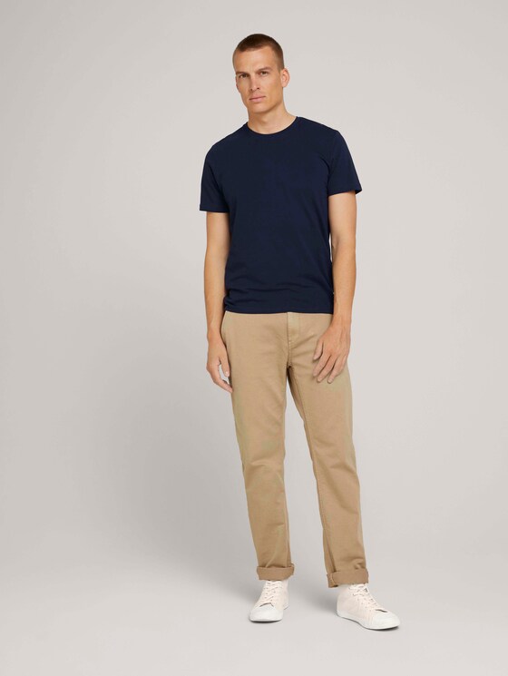Basic t-shirt in a double pack - Men - Sky Captain Blue Basic t-shirt in a double pack - Men - Sky Captain Blue - 3 - TOM TAILOR
