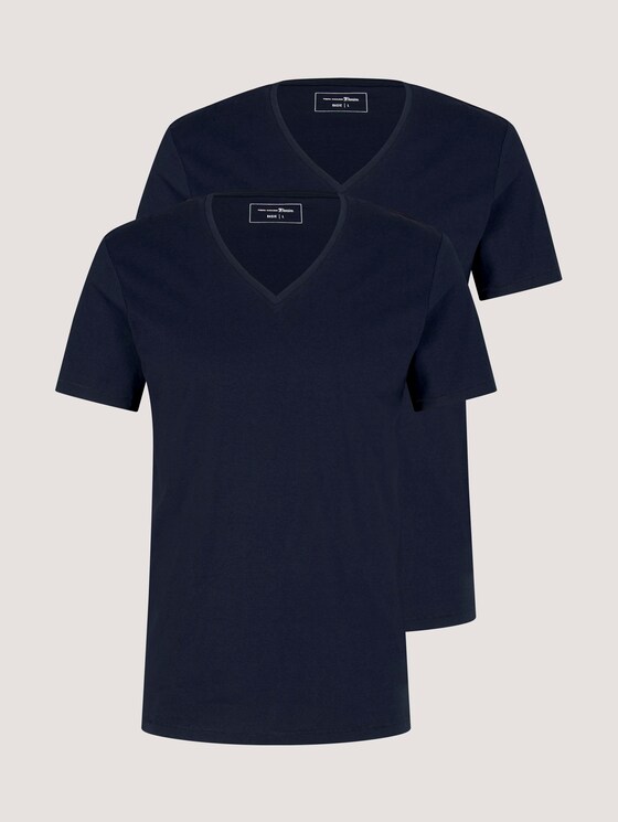 T-Shirt im Doppelpack - Männer - Sky Captain Blue T-Shirt im Doppelpack - Männer - Sky Captain Blue - 7 - TOM TAILOR Denim