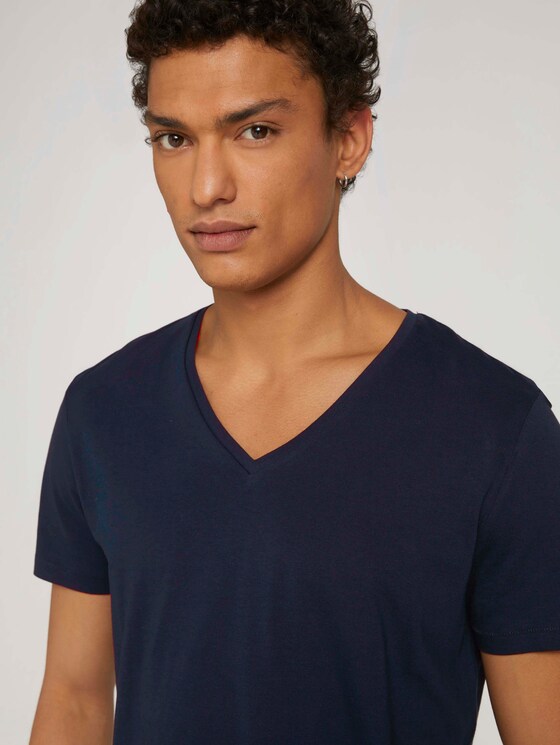 T-Shirt im Doppelpack - Männer - Sky Captain Blue T-Shirt im Doppelpack - Männer - Sky Captain Blue - 9 - TOM TAILOR Denim