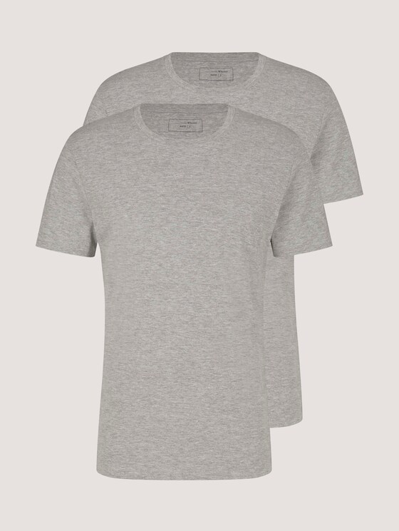 T-Shirt im Doppelpack - Männer - Middle Grey Melange T-Shirt im Doppelpack - Männer - Middle Grey Melange - 7 - TOM TAILOR Denim