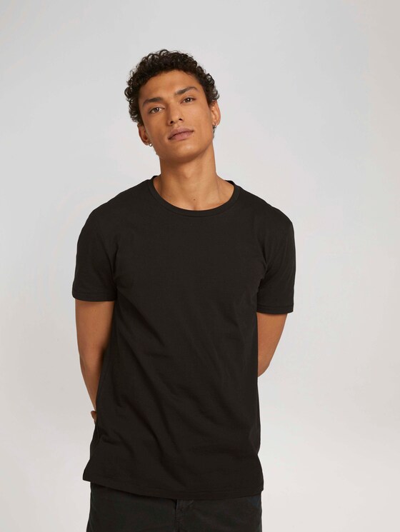 T-Shirt im Doppelpack - Männer - Black T-Shirt im Doppelpack - Männer - Black - 5 - TOM TAILOR Denim