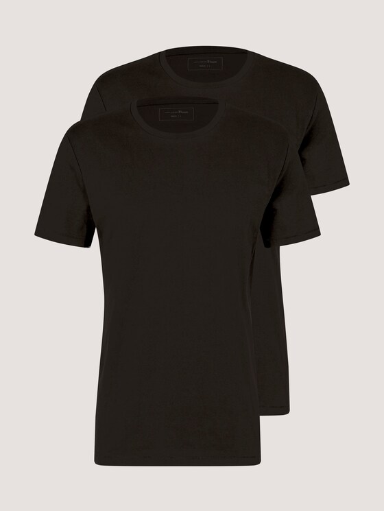T-Shirt im Doppelpack - Männer - Black T-Shirt im Doppelpack - Männer - Black - 7 - TOM TAILOR Denim