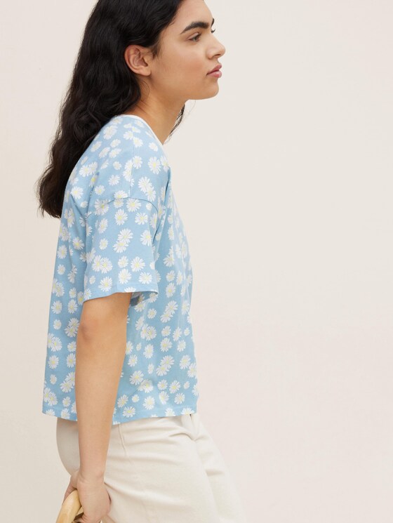 Boxyshirt met print
