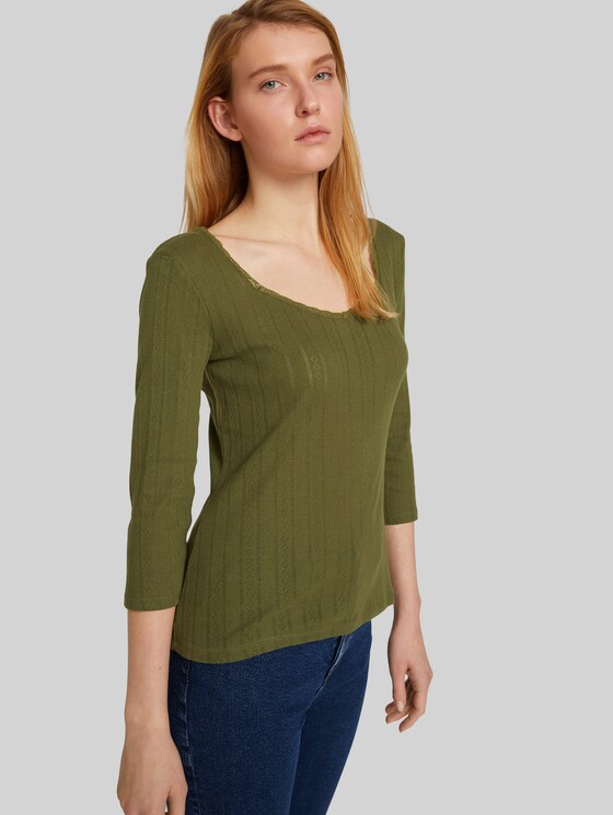square neckline by Tom Tailor