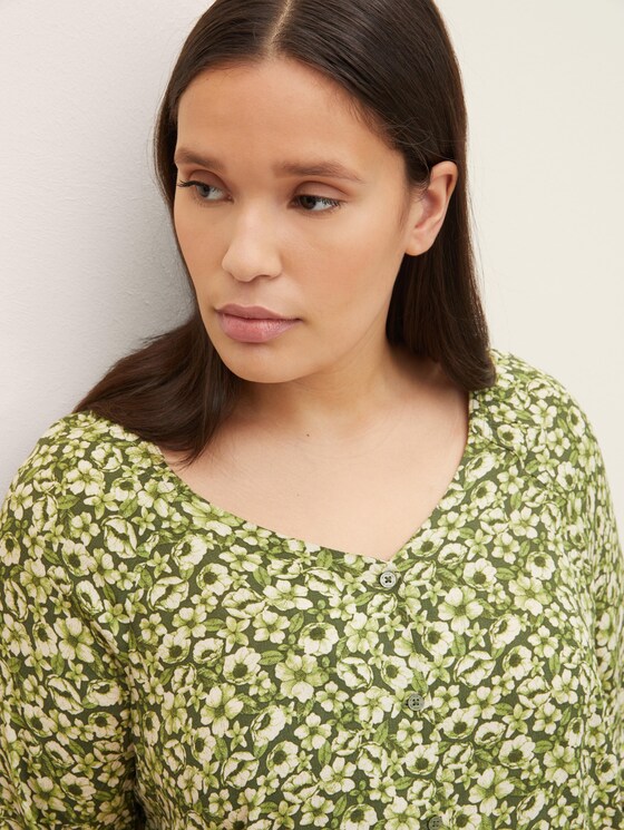 Plus - 3/4 Arm Bluse