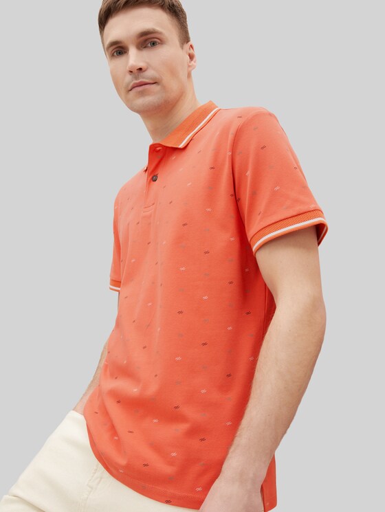 Polo shirt with a print by Tom Tailor