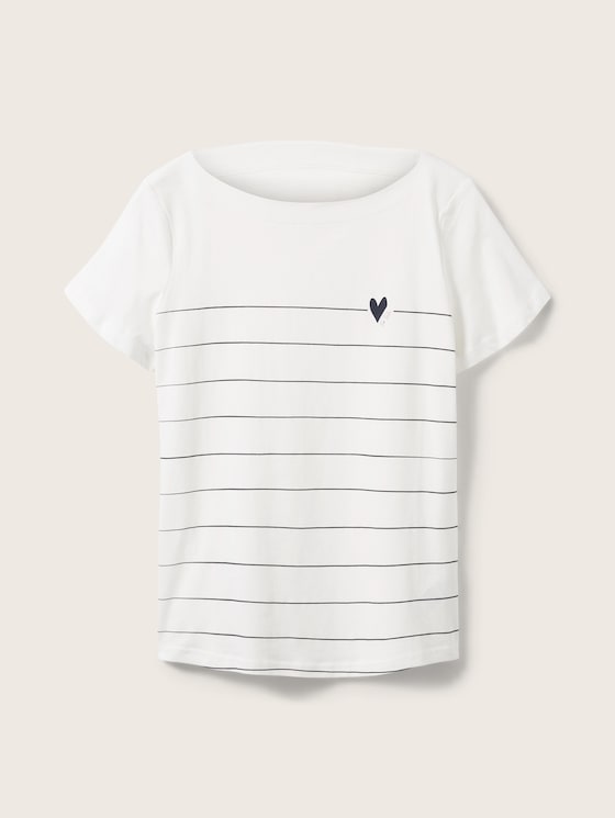 t-shirt with organic Striped by Tailor Tom cotton