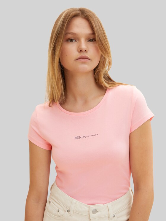 Slim fit t-shirt with a logo print by 