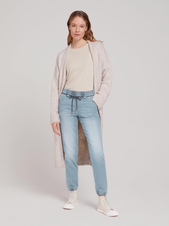 Loose Fit Jeans in Ankle Länge