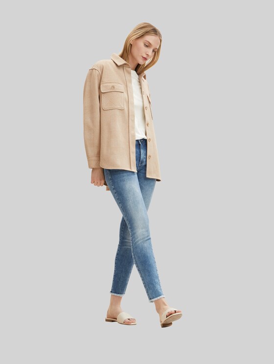 TOM TAILOR Jeans Donna Modello Alexa Slim - Con Lurex Effetto Glitter - Vestibilità Snella, Lunghezza 30/32/34 - Sostenibile BE PART