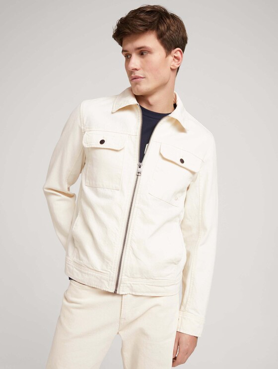 Basic jacket with organic cotton