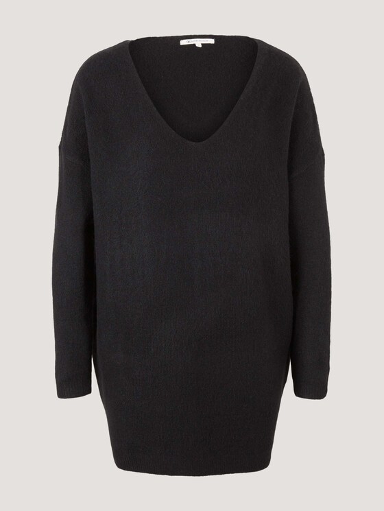 Pullover mit V-Ausschnitt - Frauen - deep black Pullover mit V-Ausschnitt - Frauen - deep black - 7 - TOM TAILOR Denim