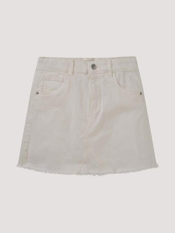 Denim skirt with organic cotton