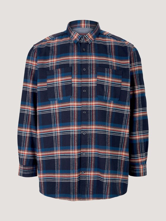 kariertes Hemd - Männer - navy base colorful check kariertes Hemd - Männer - navy base colorful check - 7 - Men Plus