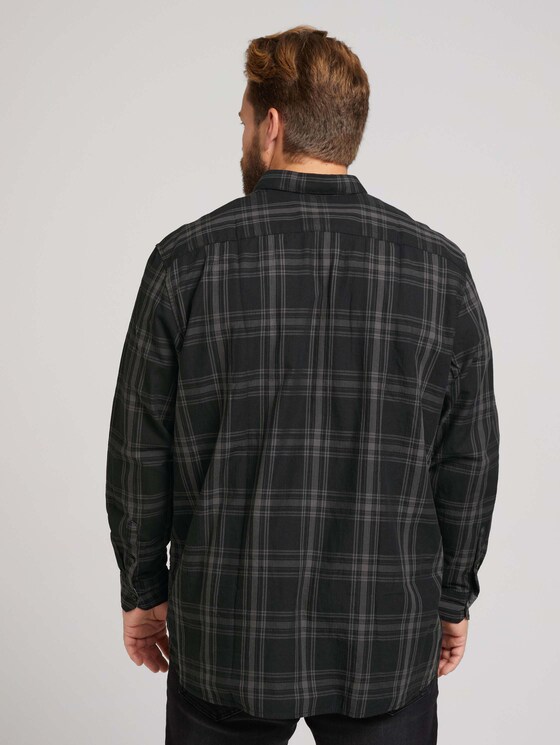 Hemd mit Karomuster - Männer - black base big check Hemd mit Karomuster - Männer - black base big check - 2 - Men Plus