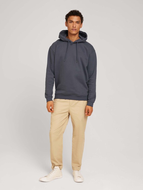 Hoodie mit Bio-Baumwolle - Männer - Blueish Grey Hoodie mit Bio-Baumwolle - Männer - Blueish Grey - 3 - TOM TAILOR Denim