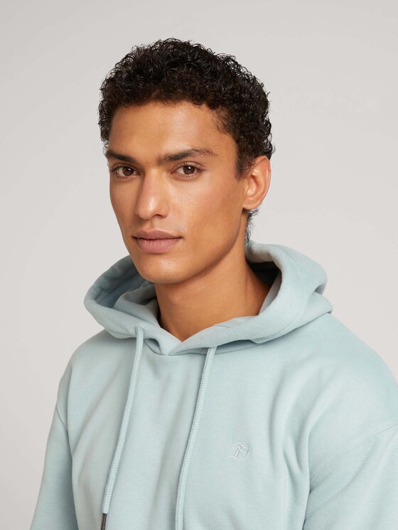 Hoodie mit Bio-Baumwolle - Männer - white moss Hoodie mit Bio-Baumwolle - Männer - white moss - 9 - TOM TAILOR Denim