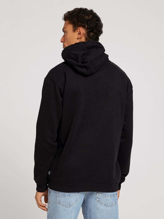 Hoodie mit Bio-Baumwolle - Männer - Black Hoodie mit Bio-Baumwolle - Männer - Black - 2 - TOM TAILOR Denim