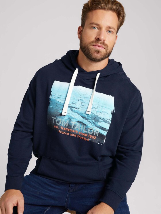 Hoodie mit Fotoprint - Männer - Sky Captain Blue Hoodie mit Fotoprint - Männer - Sky Captain Blue - 5 - Men Plus