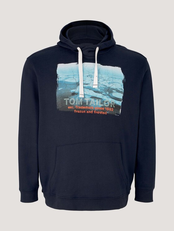Hoodie mit Fotoprint - Männer - Sky Captain Blue Hoodie mit Fotoprint - Männer - Sky Captain Blue - 7 - Men Plus
