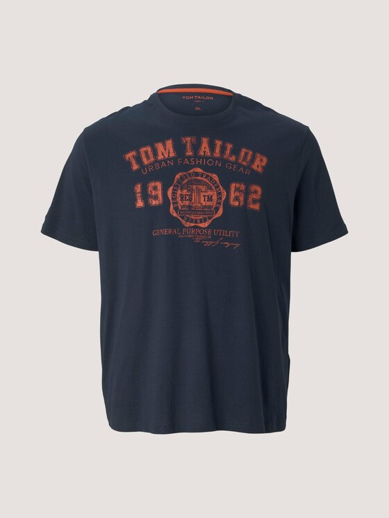 T-Shirt mit Logoprint - Männer - Dark Blue T-Shirt mit Logoprint - Männer - Dark Blue - 7 - Men Plus