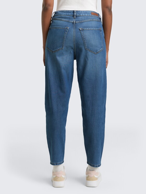 BARREL MOM Vintage Jeans von Denim Female, Used Mid Stone Blue Denim