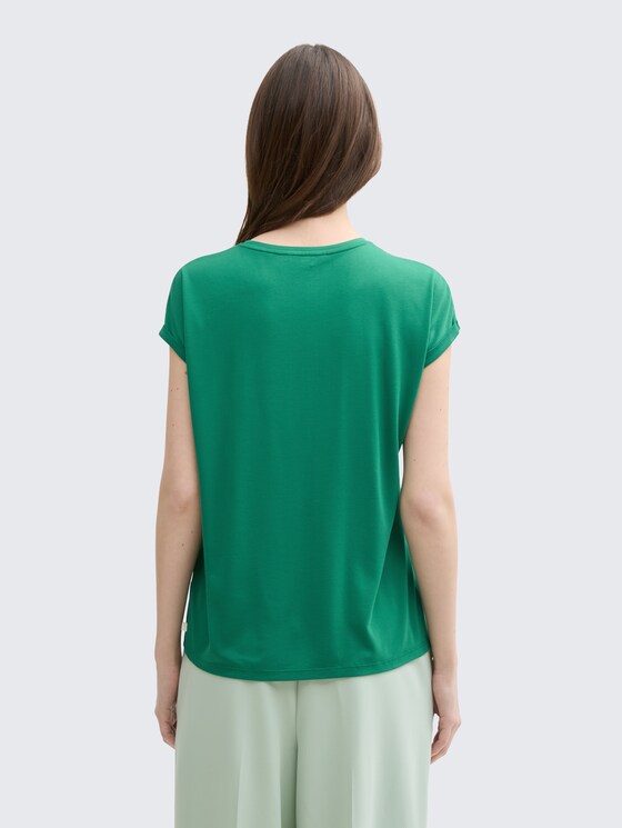 Basic T-shirt door Denim Female, Luscious Pine Green