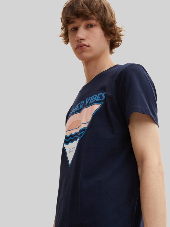 T-shirt with print by Tom Tailor