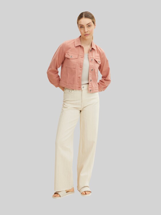 Cropped denim jacket by Tom Tailor