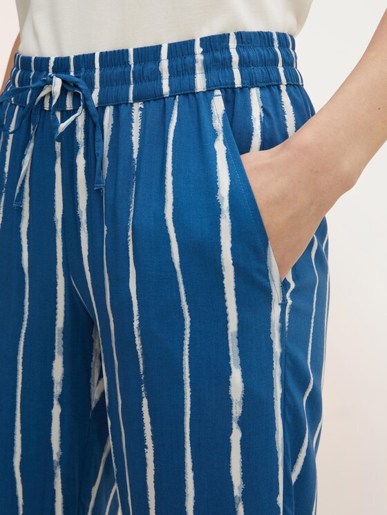 Gemusterte Stoffhose