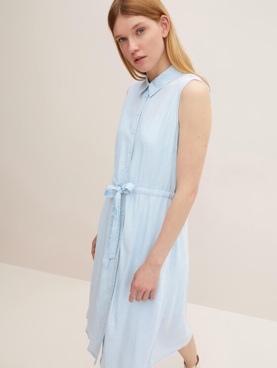 Midikleid mit Faltenlegung