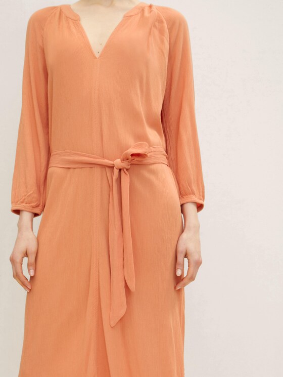 Midikleid in Knitteroptik