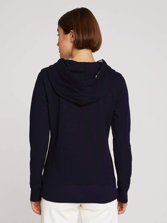 Hoodie mit Logo-Print - Frauen - Sky Captain Blue Hoodie mit Logo-Print - Frauen - Sky Captain Blue - 2 - TOM TAILOR Denim