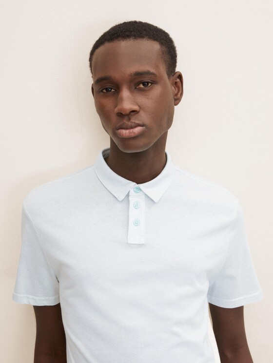 Striped polo shirt