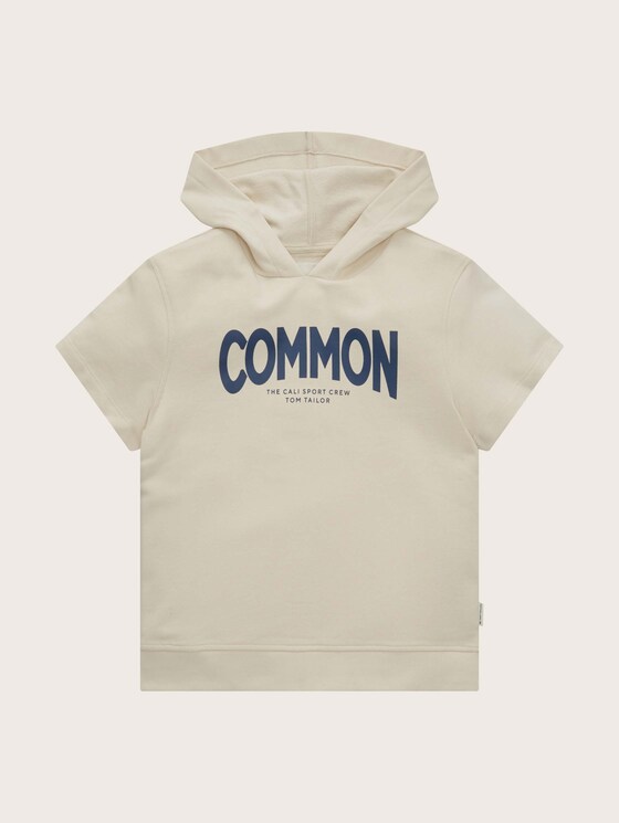 Hoodie with a letter print