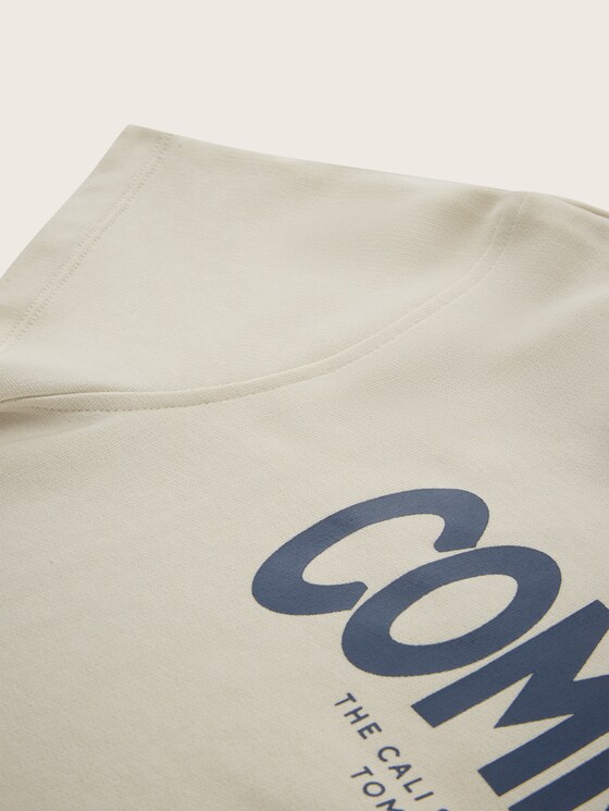 Hoodie with a letter print