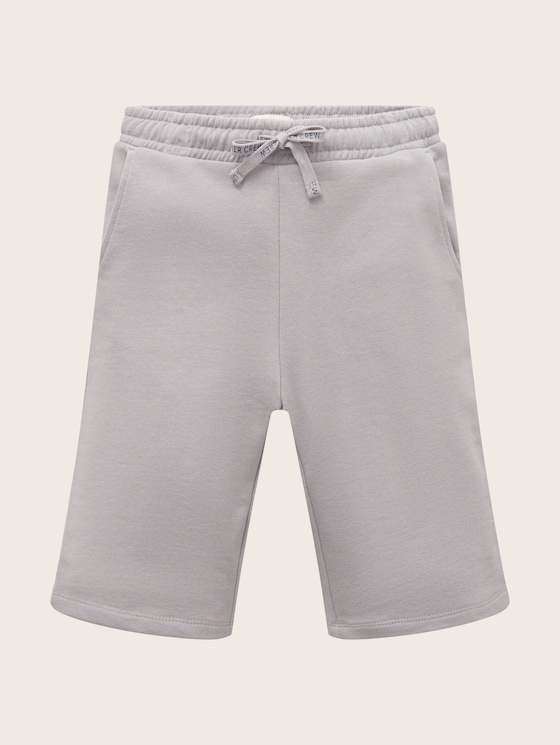 Cotton jogger shorts