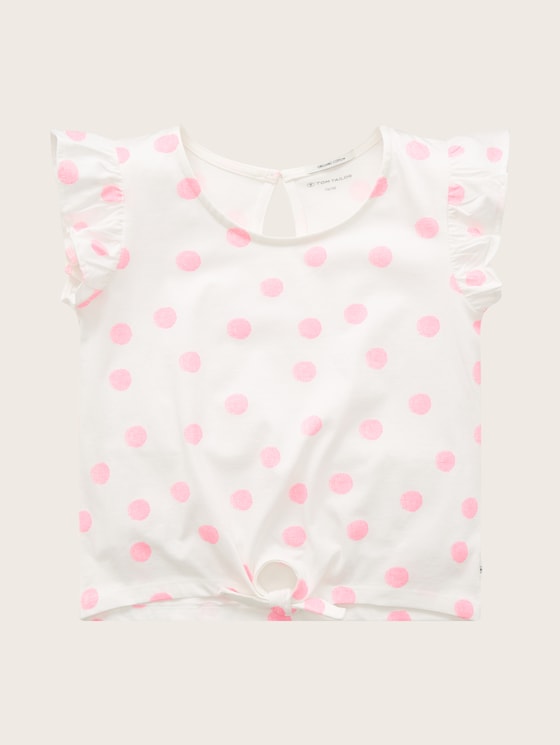 T-shirt with a pattern print
