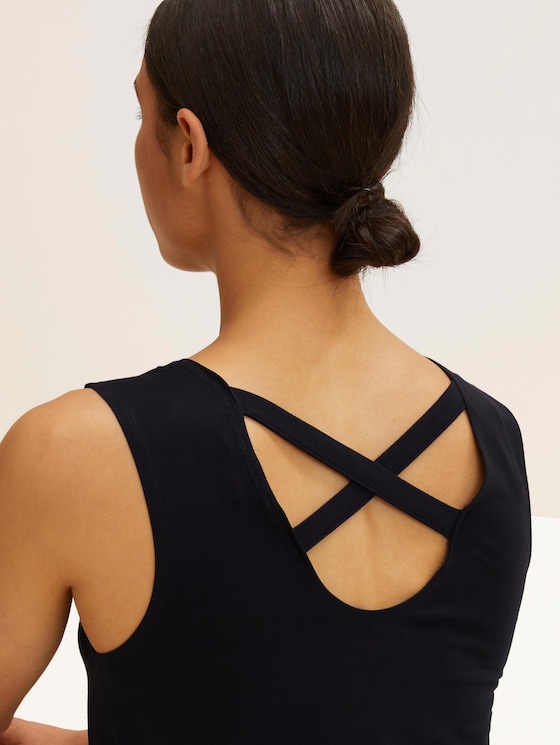 Jerseykleid mit Rückenausschnitt