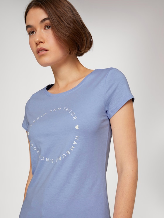 Basic T-shirt in dubbelverpakking met logoprint