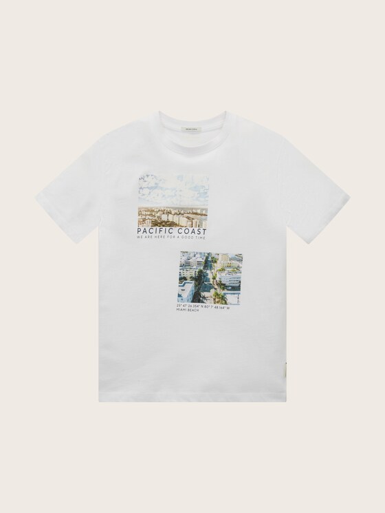 T-Shirt mit Fotoprint und Bio-Baumwolle