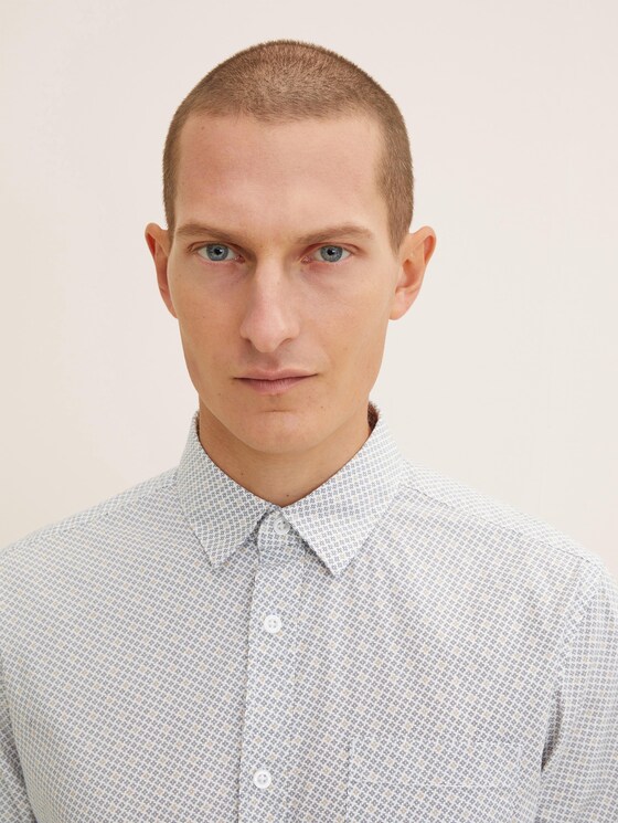 Shirt met all-overprint